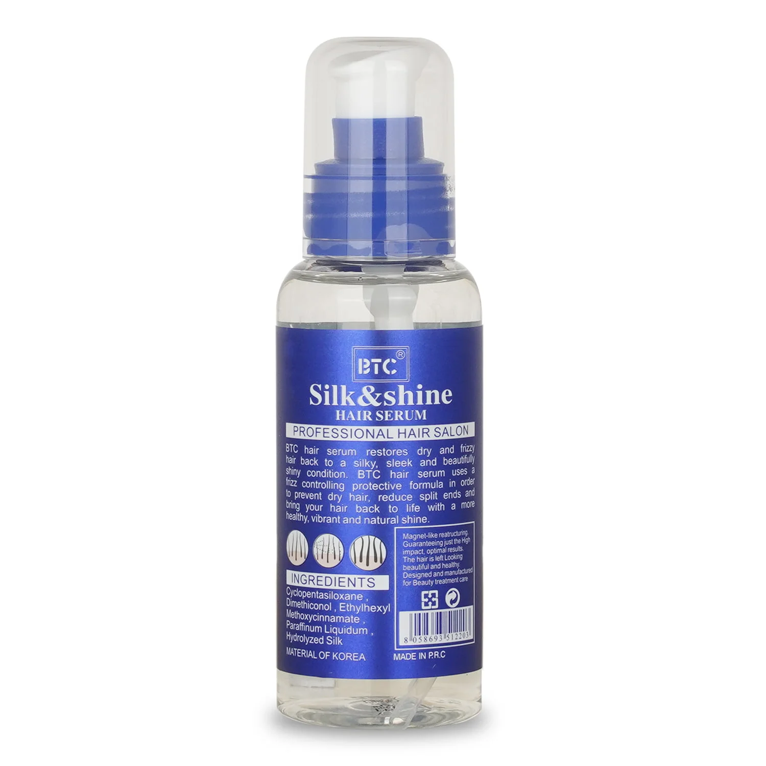 BTC Silk & Shine Hair Serum - Image 3