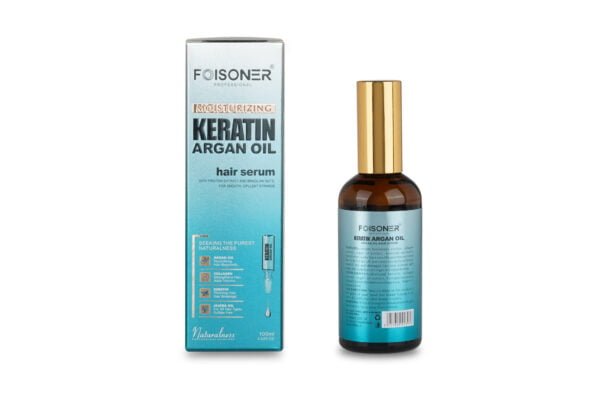 Foisoner Professional Keratin & Argan Oil Hair Serum - Image 2