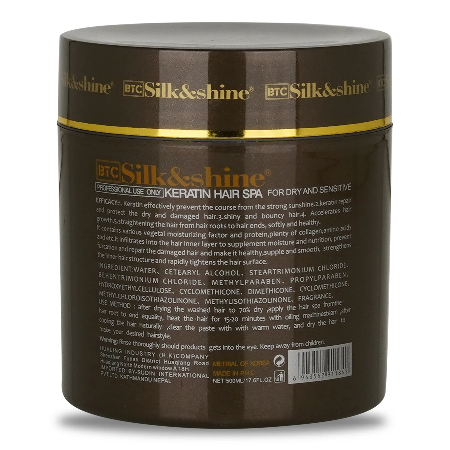 BTC Silk and Shine Keratin Hair Spa - Image 3