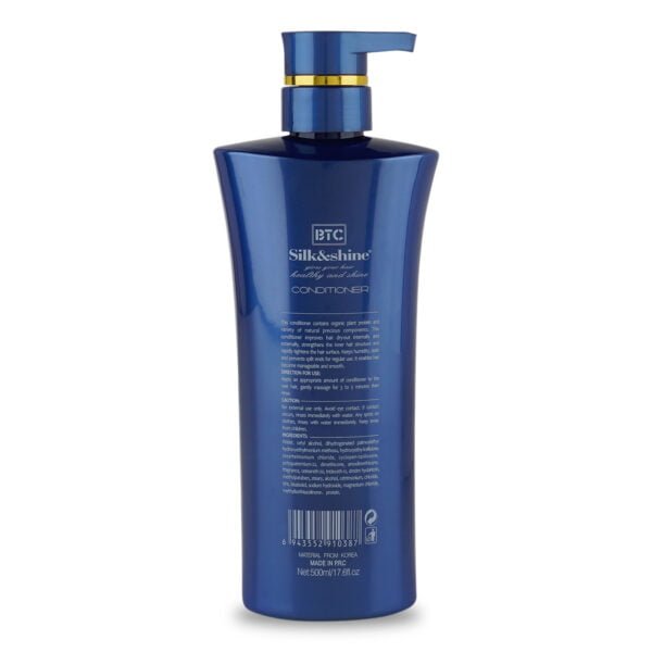 BTC Silk and Shine Daily Care Shampoo and Conditioner Kit - Image 4