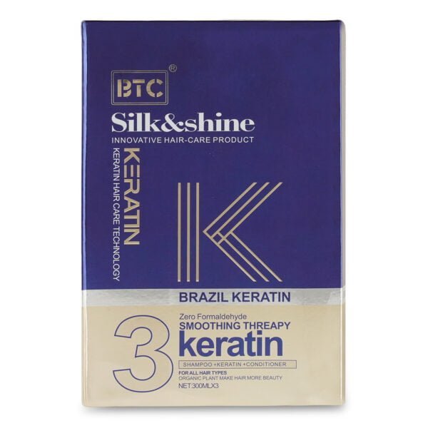 BTC Silk & Shine Brazil Keratin Therapy Kit - Image 3