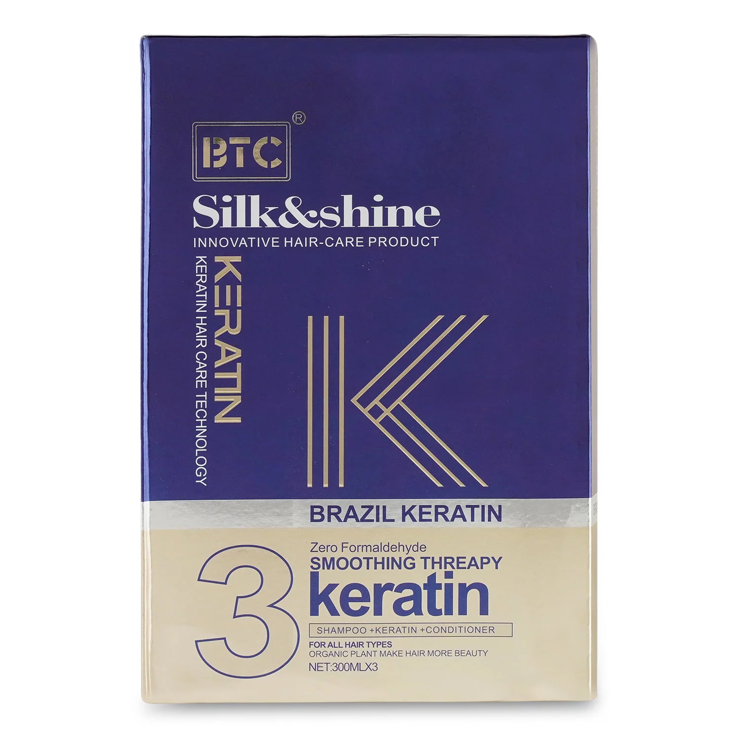 BTC Silk & Shine Brazil Keratin Therapy Kit - Image 3