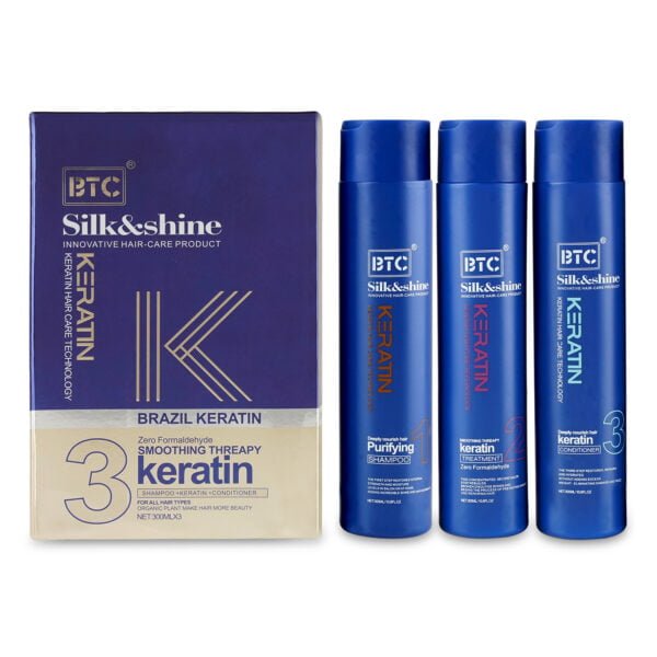BTC Silk & Shine Brazil Keratin Therapy Kit - Image 5