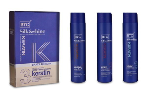 BTC Silk & Shine Brazil Keratin Therapy Kit - Image 6