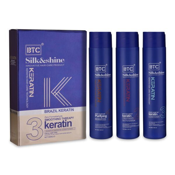 BTC Silk & Shine Brazil Keratin Therapy Kit - Image 7