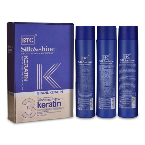 BTC Silk & Shine Brazil Keratin Therapy Kit - Image 10