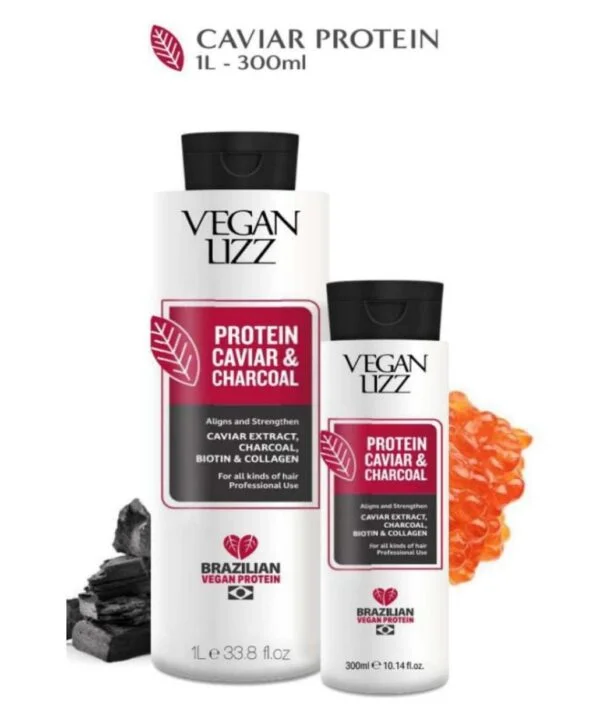 Vegan Lizz Charcoal & Caviar Brazilian Protein